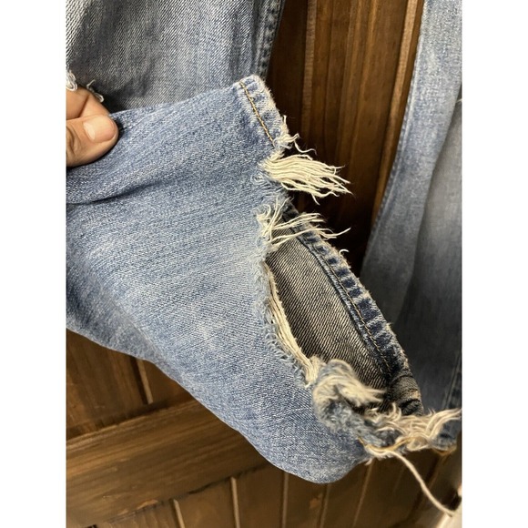 Vintage Hollister Jeans Mens 32x30 Denim Boomer Low Rise Slim Noot Cut Y2K - Picture 6 of 13